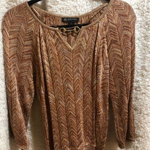 INC International Concepts V-Neck Top